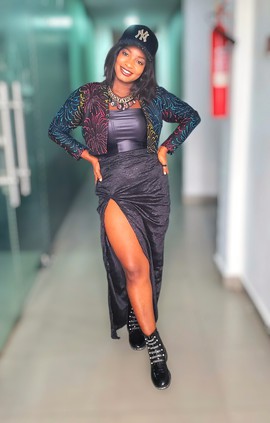 Jupe Luna Couture fendue jusqu’à la cuisse pour les occasions spéciales/vêtements pour femmes/grande taille