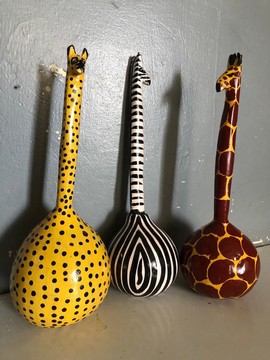 3 pièces uniques de décoration d'intérieur/pièces de table décor inspiré des animaux