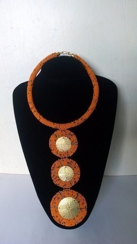 Collier pendentif Masaï perlé, bijoux africains, cadeau de Noël pour maman, collier tribal romantique