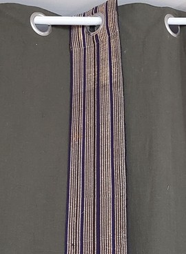 Decorative strip for curtains Faso