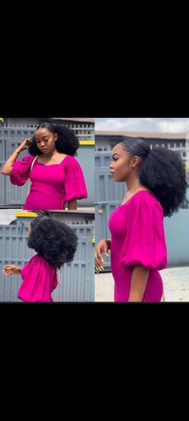Risi sweet afro bun