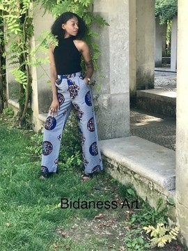 Very nice wax pants with slightly wide socks