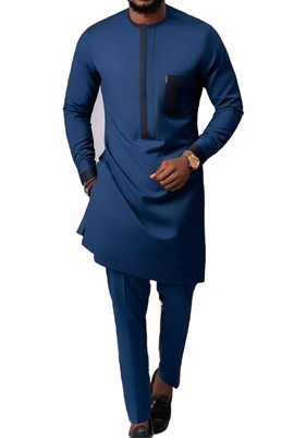 Men african suit kaftan Tenue africaine, veste de costume homme deux pièces