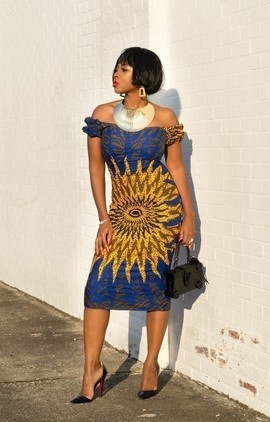 Adensecret abidemi african print dress