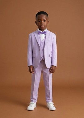 Kids' 3-Piece Lavender Suit Set