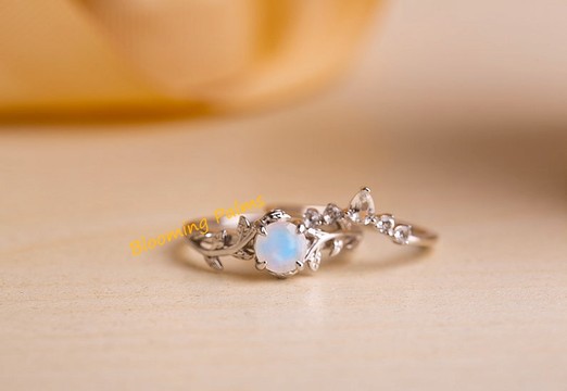2pcs luxury silver rings/gift ring/engagement ring/wedding ring