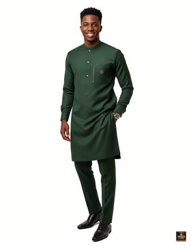 Green senator kaftan two pieces