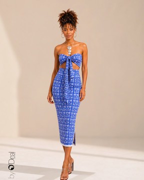 Magnificent stretch pants and wrap top 2 in 1 set
