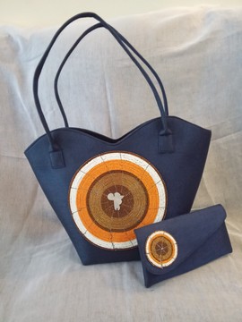 African Women beaded shoulder bags