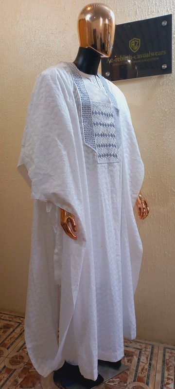 Luxury lace agbada