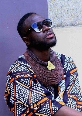 Collier en cuir " RAMATOU"