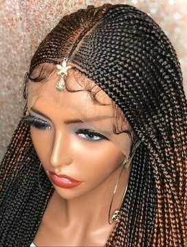 Mofe frontal lace Ghana braided wig