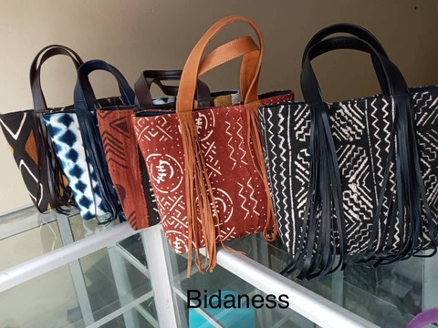 The * Frangine * Bogolan bag from Mali