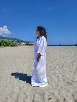 White BOHEMA Kimono