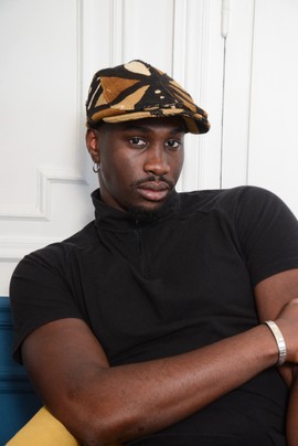 Men's Brown Bogolan Beret