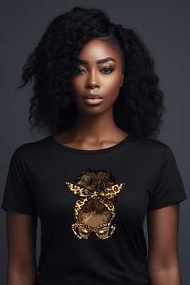 T-shirt - "Afro bun"