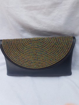 Beaded clutch bag, beaded purse