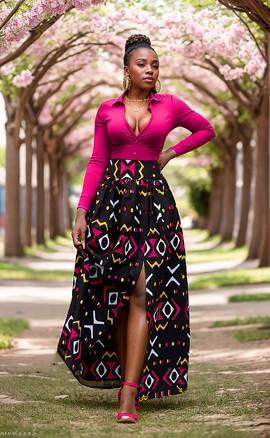 ROYAL WEDDING HIGH WAIST SKIRT