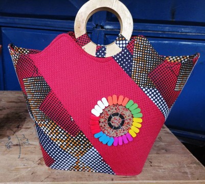 African jute bags / African handbags / Beaded bags African