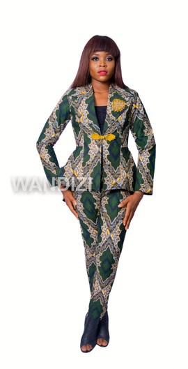 Veste Ankara avec badge doré et pantalon slim assorti, Veste Ankara, Pantalon Ankara