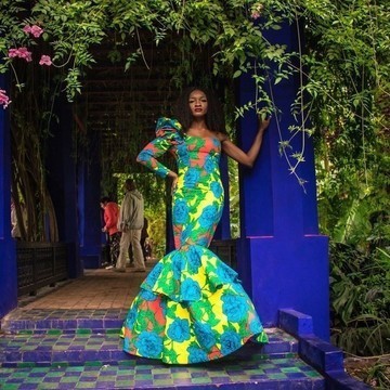 Adensecret Aweni African Print Dress