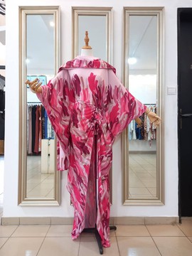 NDIAYE PINK WATERCOLOR TUNIC