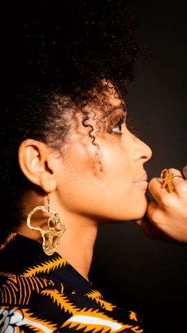 Magnifiques boucles d'oreilles «Ancestrale»