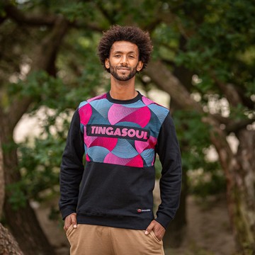 Sweatshirt coton Tingasoul