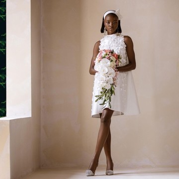 La robe de mariée courte ivoire « Ivana »