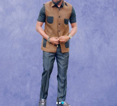 Men african suit kaftan African outfit, two piece men's suit jacket