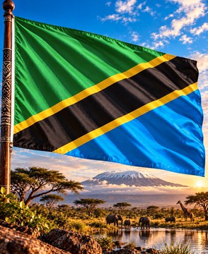 Drapeau Tanzanie