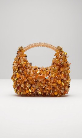Le sac hobo africain fait main Golden Amber Harvest