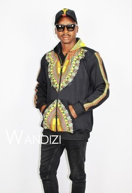 Veste imprimée africaine, blouson aviateur Dashiki, veste Ankara, blouson unisexe, blouson Angelina
