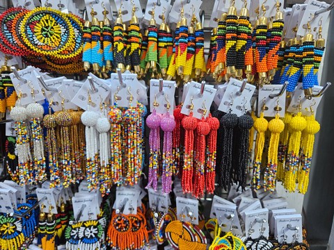 beaded female earrings