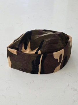 Camo Velvet Fila Cap | Camouflage Pattern African Kufi Hat