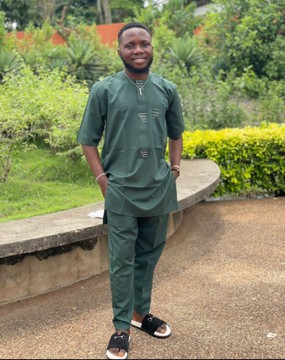 Green African Men's Outfit, Shirt Matching Pants, Wedding Guest Groomsmen Suit, Men's Wear Fashion