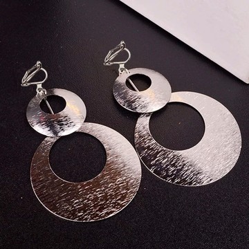 "Sita" silver hoop earrings