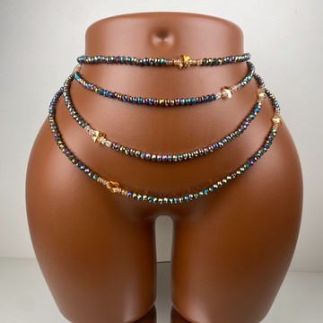 Bayas , perle de taille, bine bine , binbin , bijoux de ventre , perle de hanches, bijoux fait main