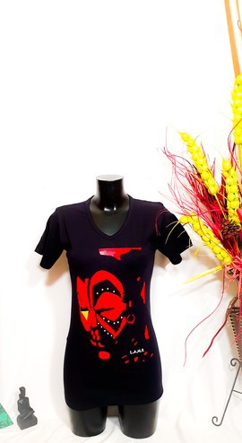 T shirt Africa boy face