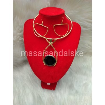 Collier en laiton africain, collier en laiton, collier tribal, collier Boho, collier élégant
