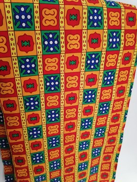 Tissus kente wax 100 % coton 1 yard " sa majesté "