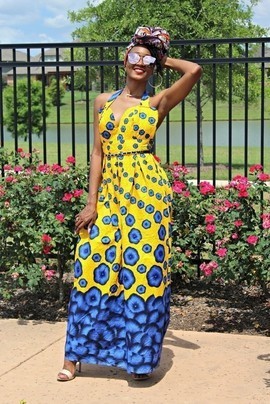 Adensecret Eyabz Ankara dress