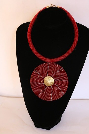 African necklace,  Beaded necklace, Masai beaded necklace, African jewelry, Tribal necklace