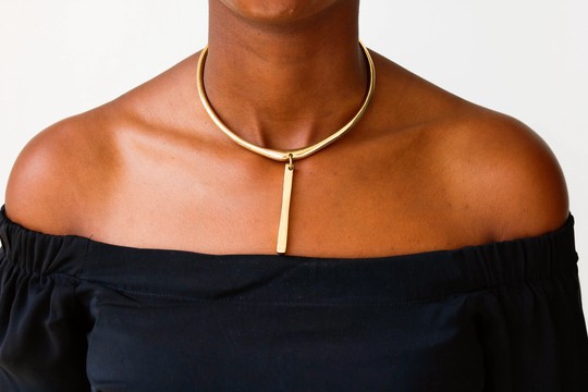 African Brass necklace, Christmas gift for her, Tribal necklace, Moms gift, One size fits all