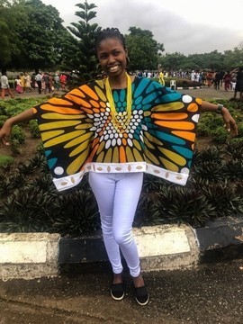 Ankara kimono Blouse