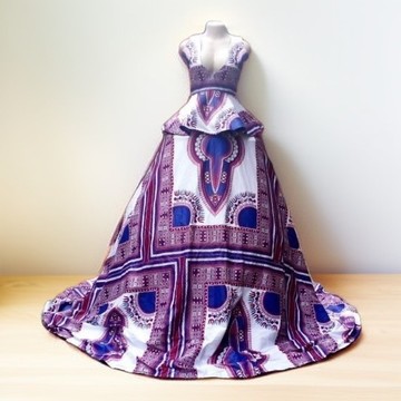 Robe de bal Kente, robes de mariée Ankara, robe de bal