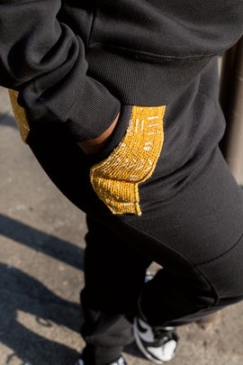 Sand Bogolan Joggers Bottoms