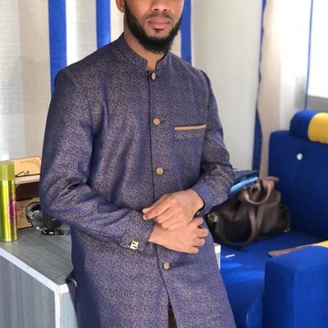 Costume africain Sarcelle pour homme| Dashiki Vêtements pour hommes