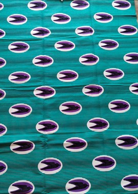6 YARDS UNLIMITED EDITION WAX GOLD ANKARA FABRIC PATTERN: DISC