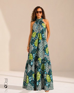 Robe longue épaules dénudées